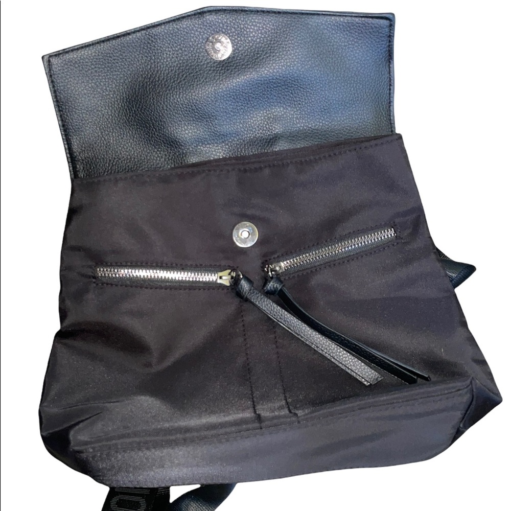 Botkier Trigger Black Nylon Zipper Mini Backpack - Picture 4 of 9
